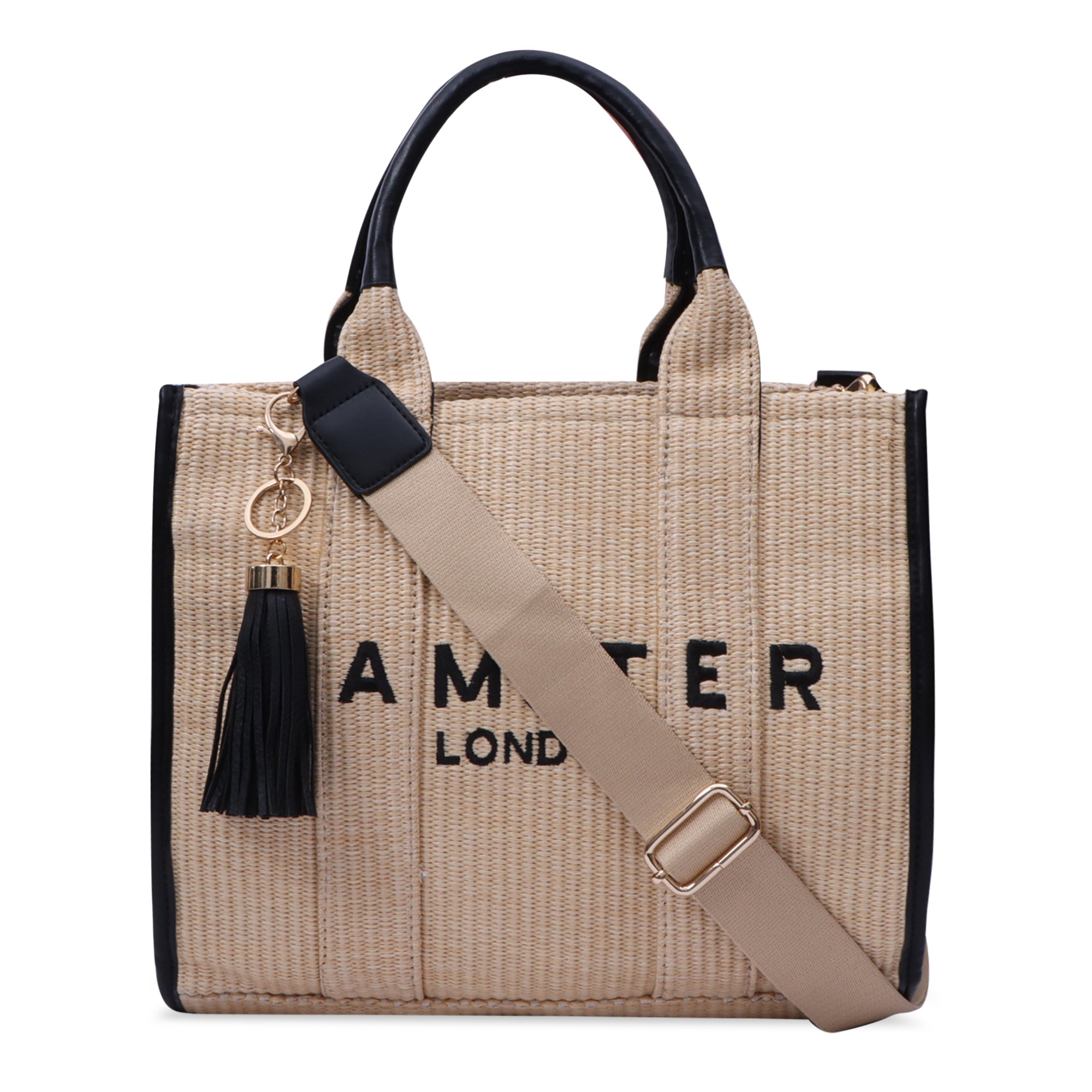 Hamster London Beverley Coastline Tote Bag Black