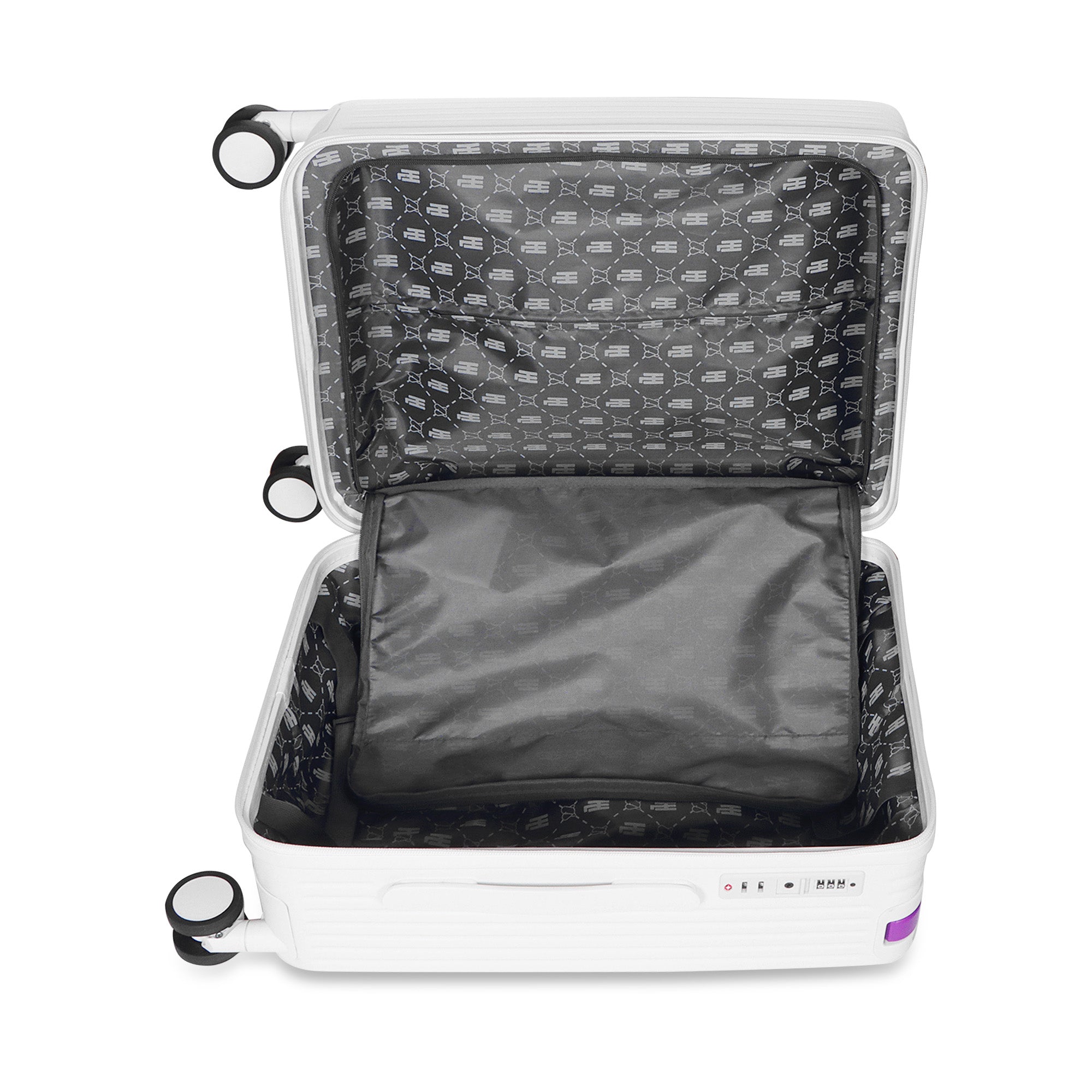 Hamster London Ted H Luggage Combo White – 20in + 14in