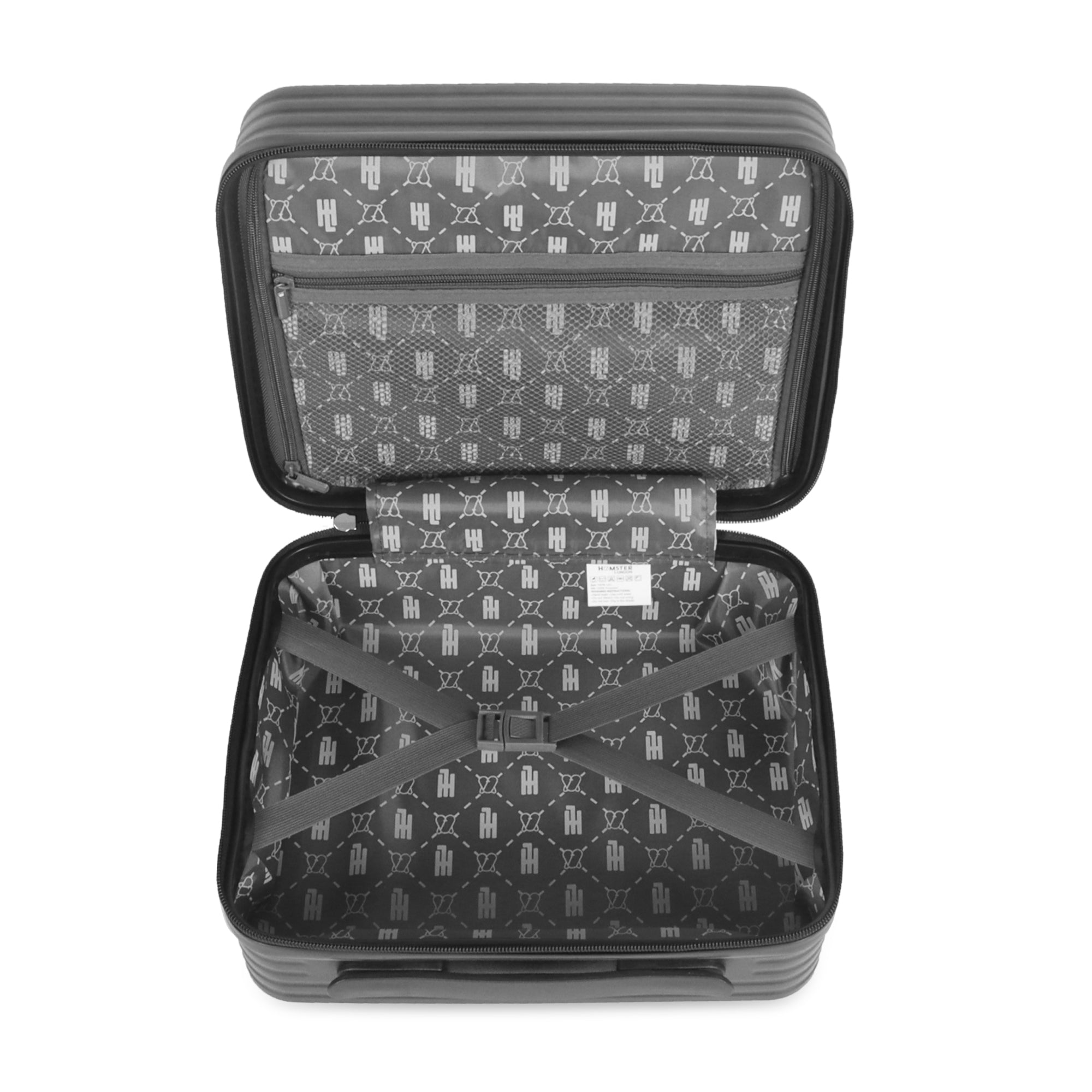 Hamster London Ted H Holiday Luggage Black 14in (Hand Carry)