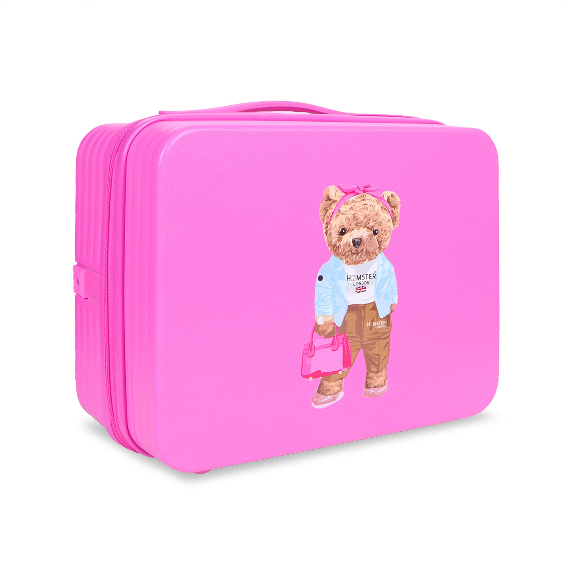 Hamster London Ted H Luggage Combo Hot Pink – 20in + 14in