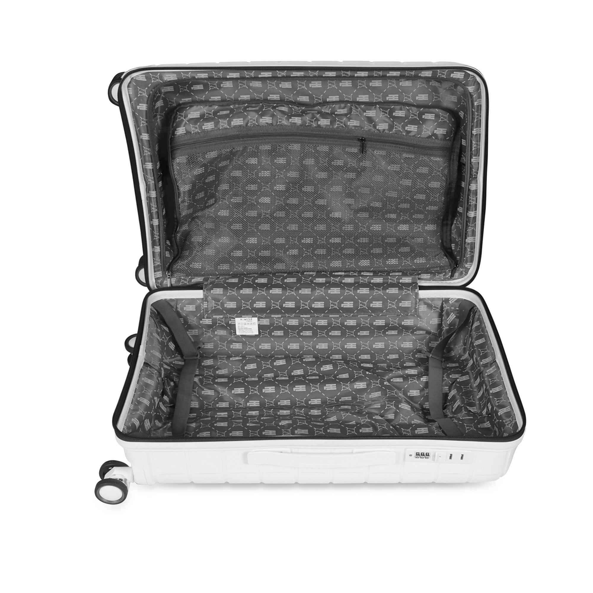 Hamster London Zero Weight Luggage White – Combo Set (24in + 20in)