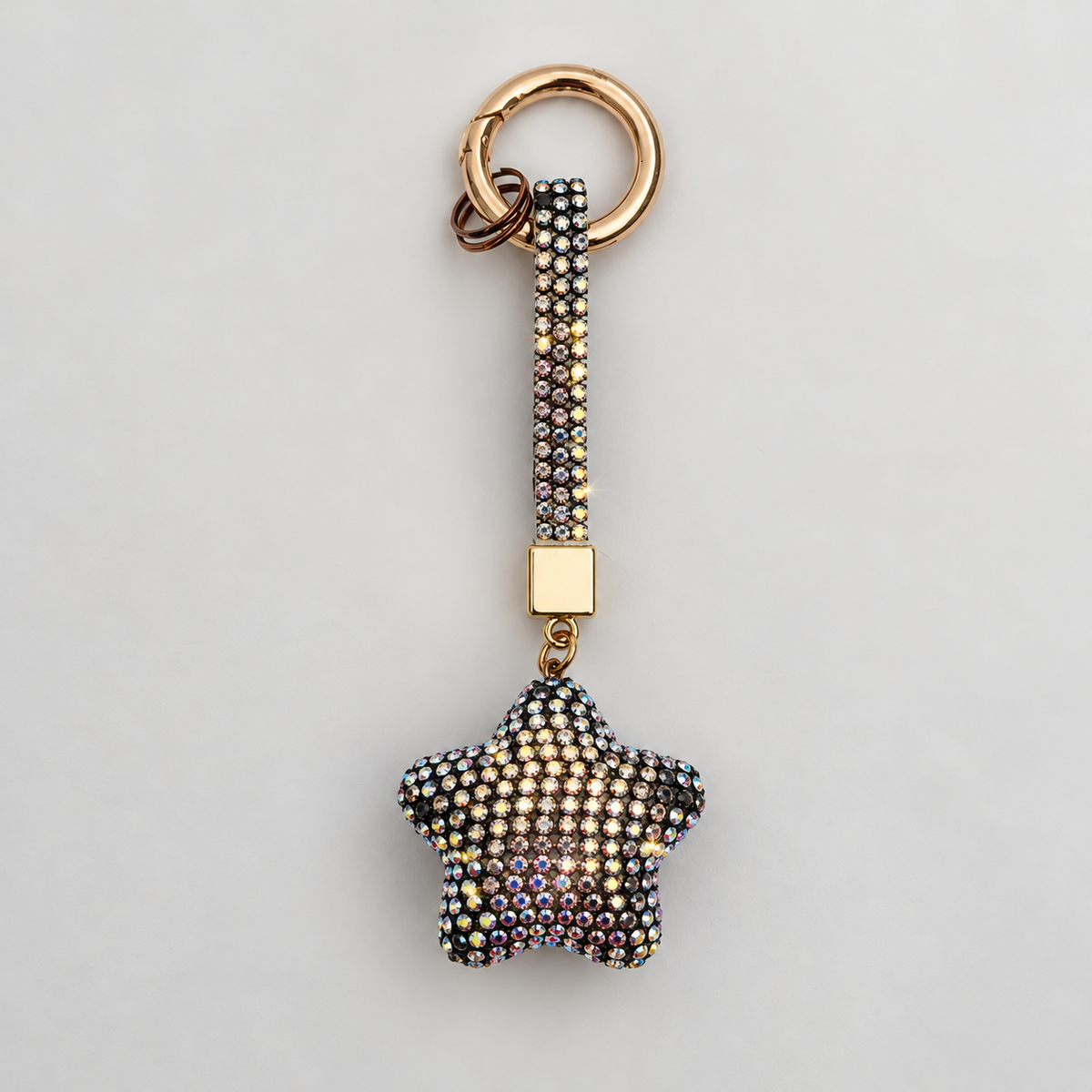 Hamster London Crystal Gem Bottle With Charm Gold 500 ml