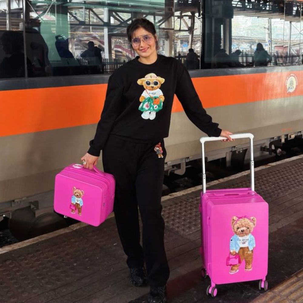 Hamster London Ted H Luggage Combo Hot Pink – 20in + 14in