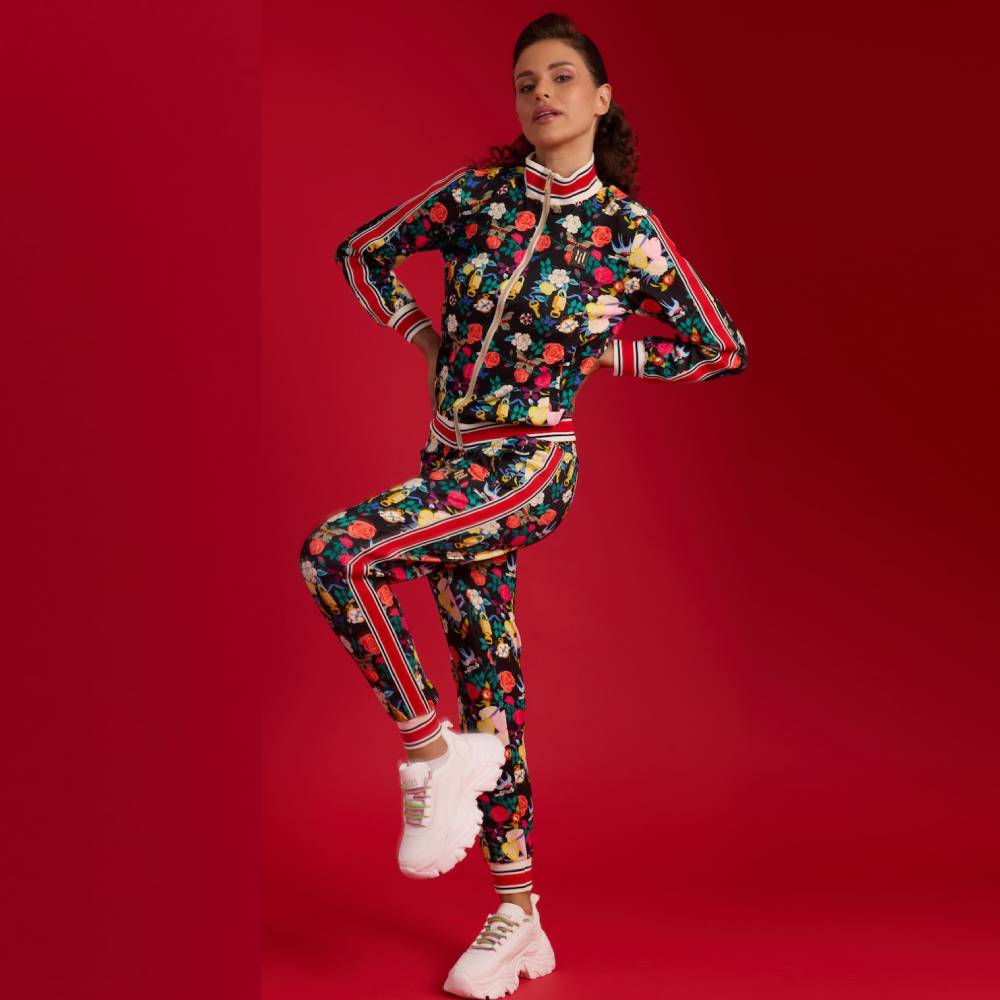 Women's Adidas Floral Tracksuit Sets Adidas Floral Tracksuit