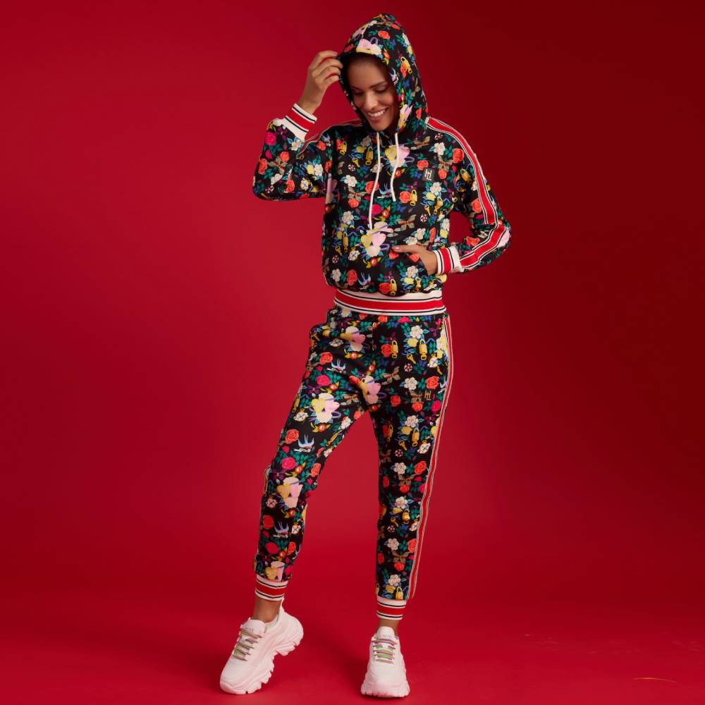 Hamster London Victoria Floral Hoodie