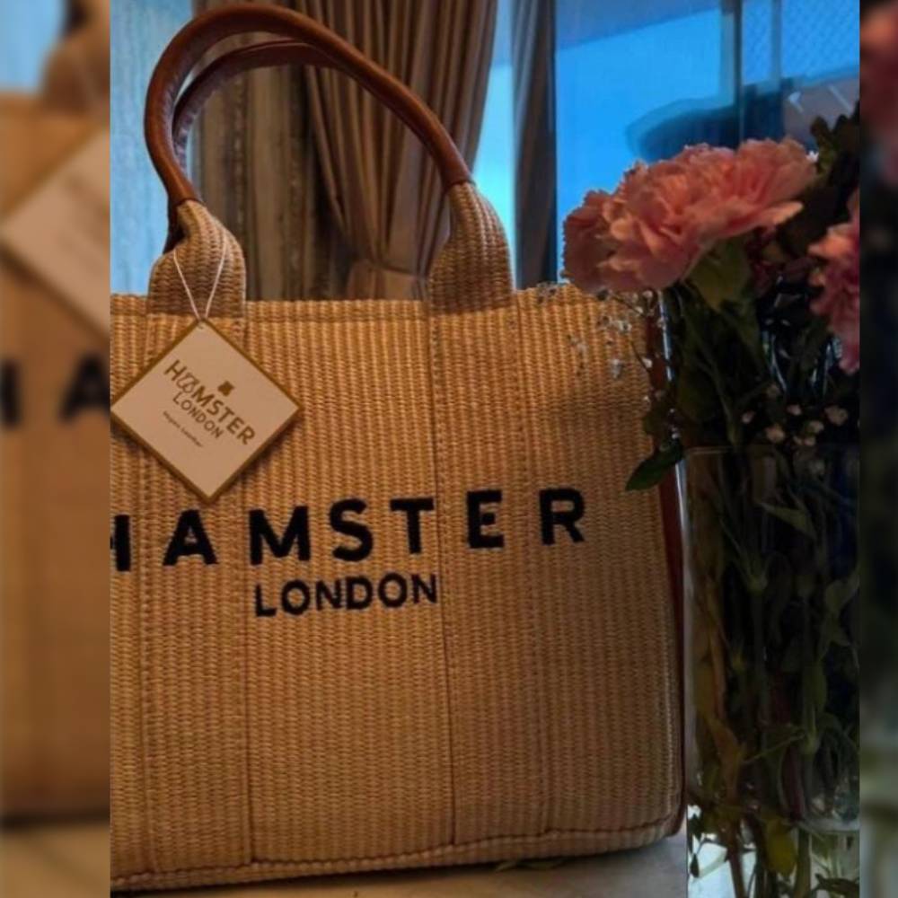 Hamster London Beverley Coastline Tote Bag Brown