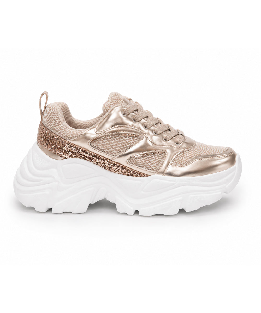 Hamster London Performer Rose Gold Sneakers