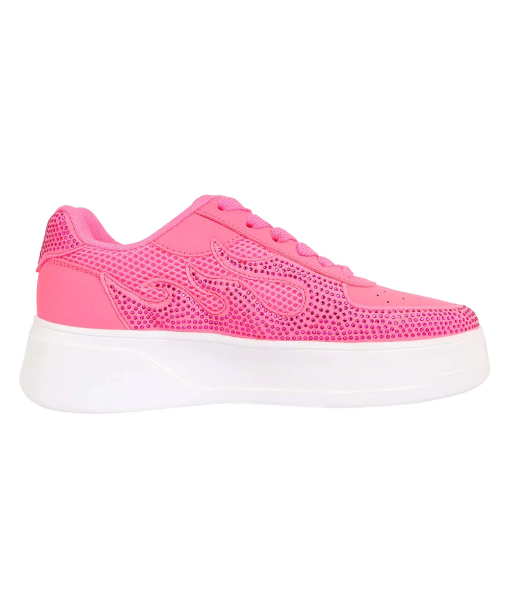 Hamster London Marcella Fire Hot Pink Party Sneakers