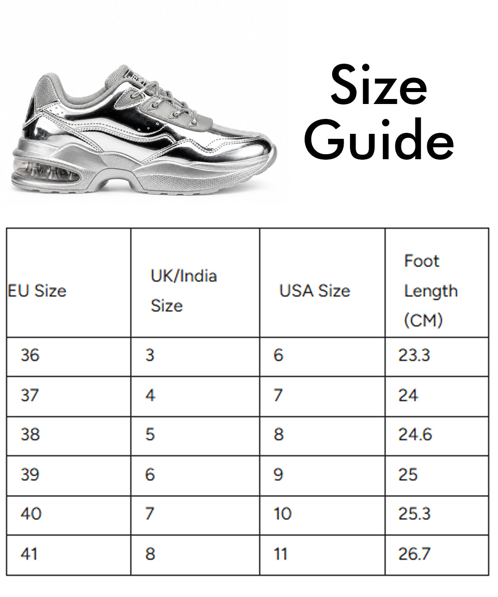 Hamster London Heli Silver Party Sneakers