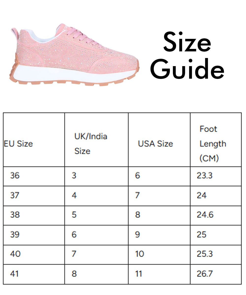 Hamster London Love Stone Pink Sneakers