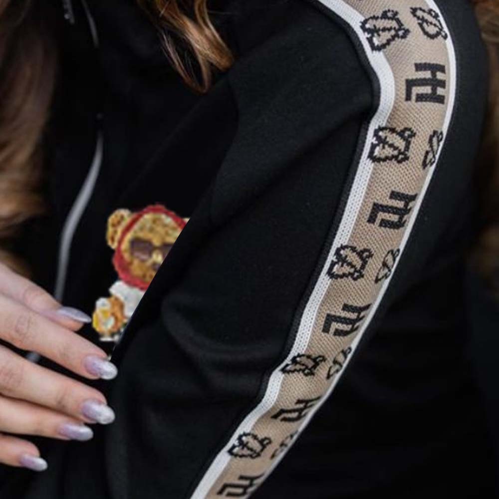 Hamster London Ted H Ted Zipper Jacket & Lower Cord Set Black