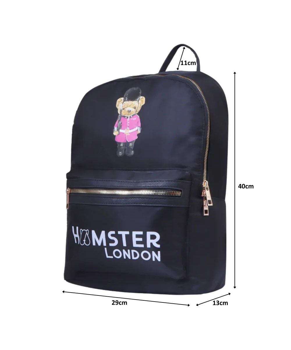 Hamster London Ted H Limited Edition Backpack Black
