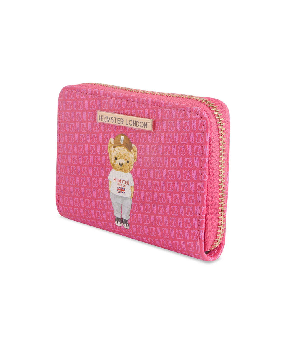 Hamster London TED H Limited Collection Small Wallet Hot Pink