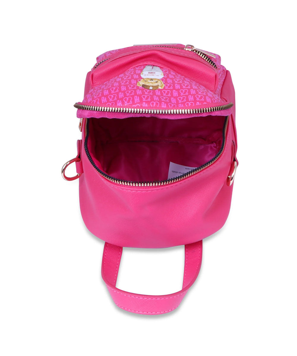 Hamster London Ted H Limited Edition Mini Satchel Bag Hot Pink