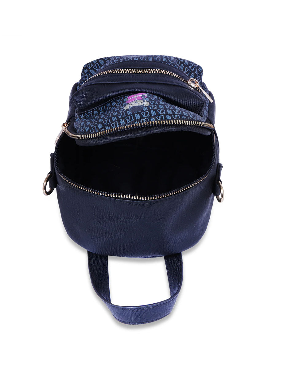 Hamster London Ted H Limited Edition Mini Satchel Bag Black