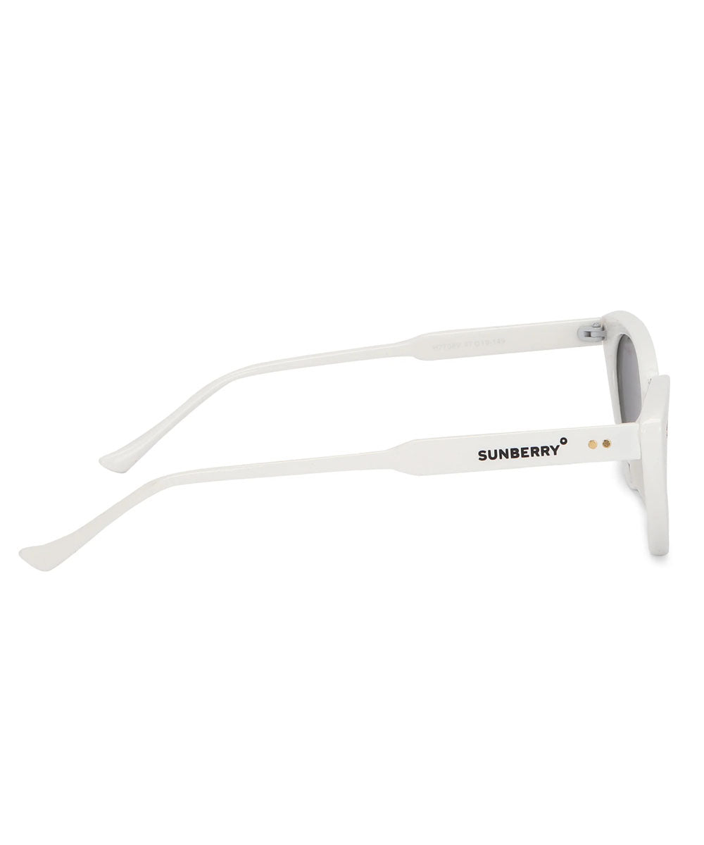 HL Sunberry VIP White Glasses With Free Case With Free Case