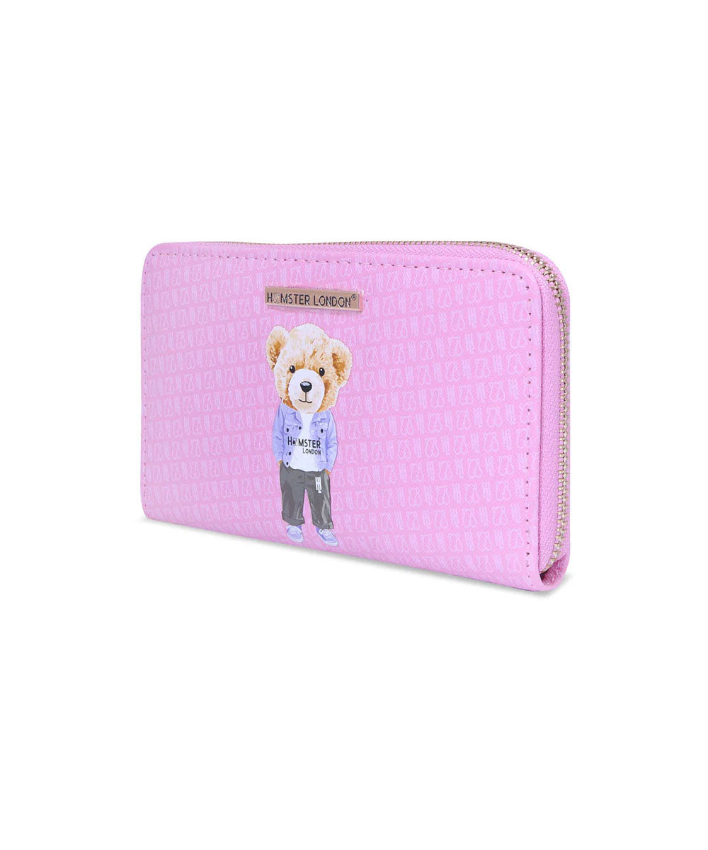 Hamster London Ted H Limited Edition Wallet Light Pink