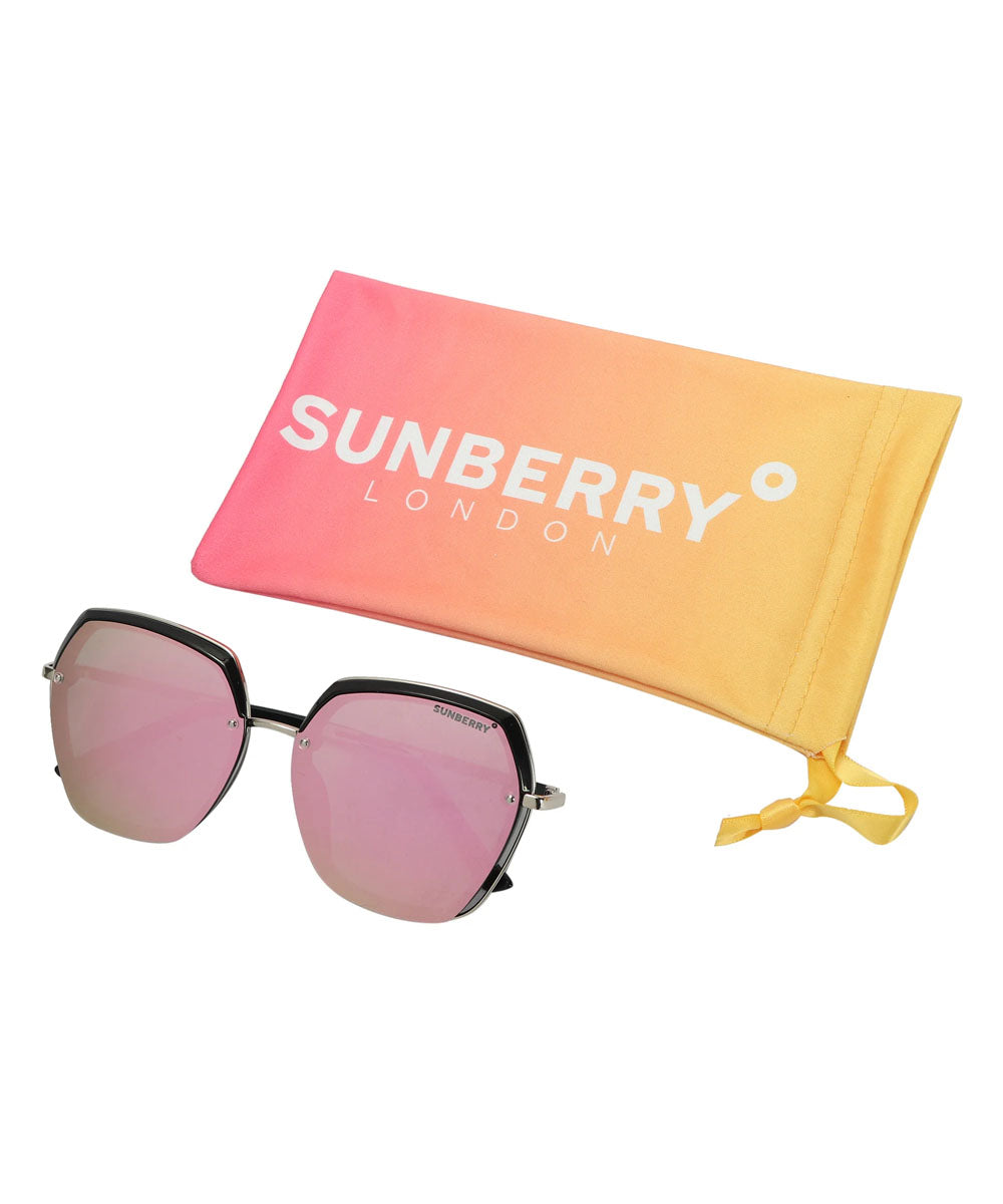 Hamster London Sunberry Doppelganger Glasses Pink With Free Case