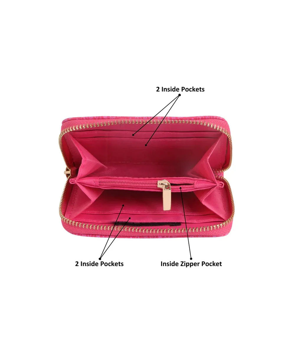 Hamster London TED H Limited Collection Small Wallet Hot Pink