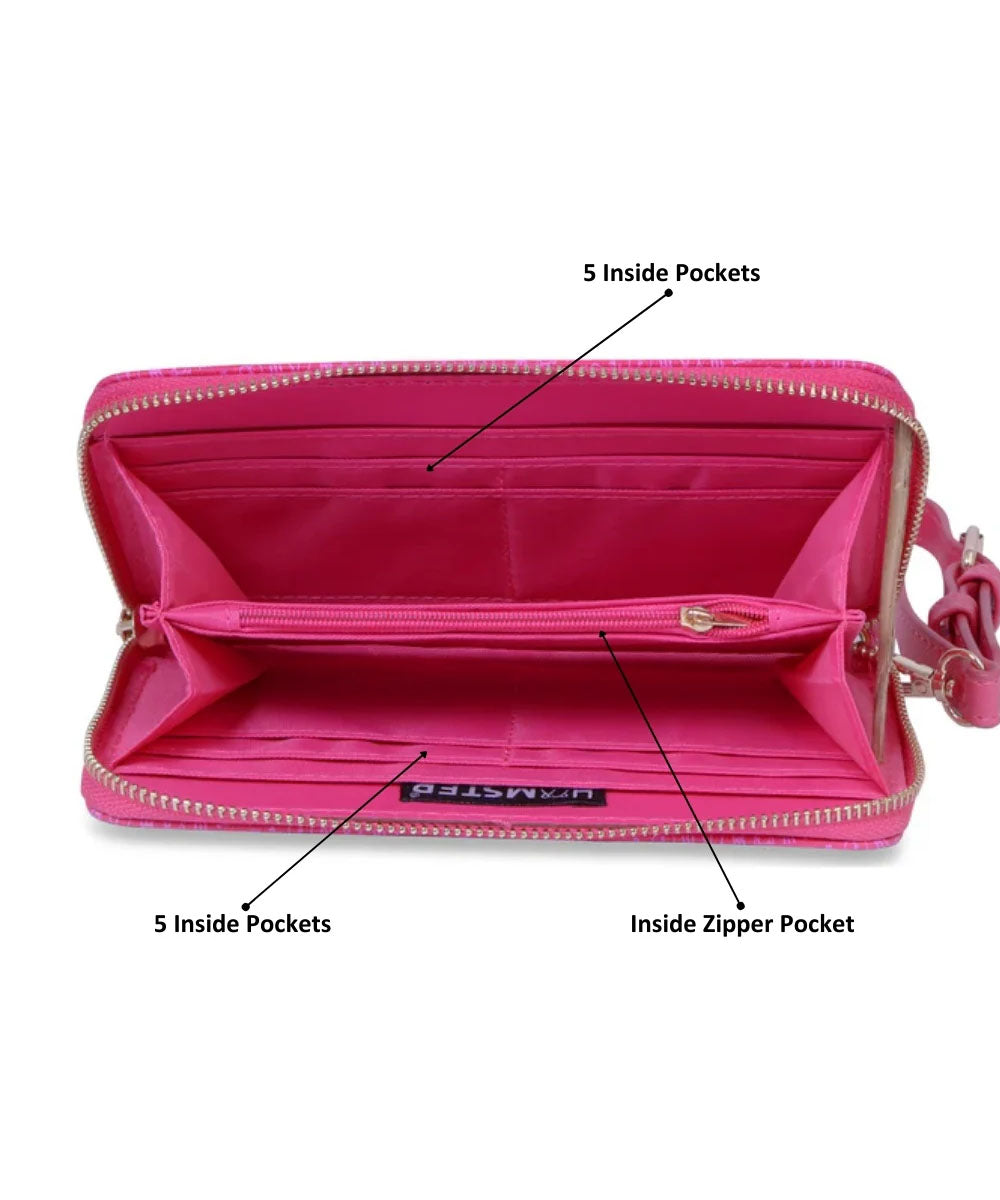 Hamster London Ted H Limited Edition Wallet Hot Pink