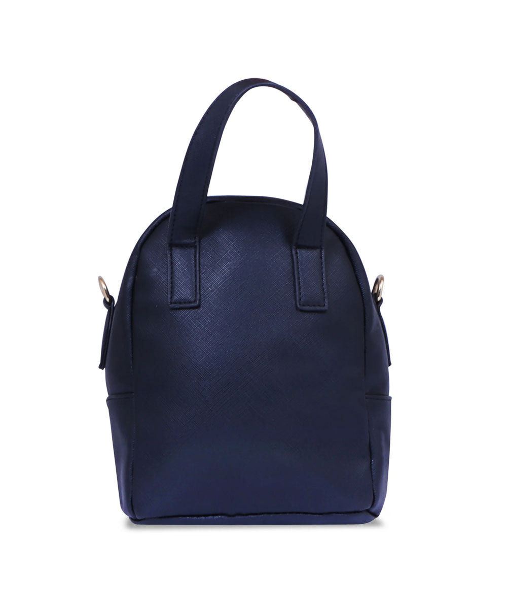 Hamster London Ted H Limited Edition Mini Satchel Bag Black
