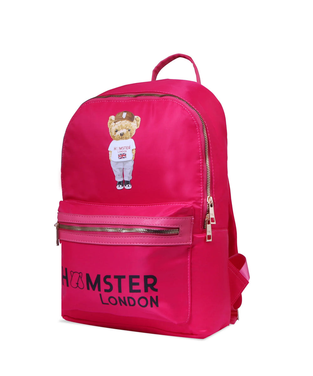 Hamster London Ted H Limited Edition Backpack Hot Pink