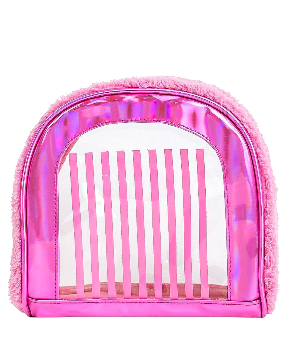 Hamster London Fur Baby Pouch Gift Hamper – Pink | Includes Sipper, Keychain, Luggage Tag, Hair Clip | Premium Gift Box