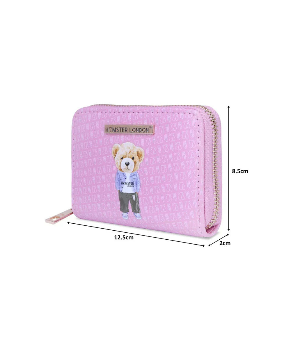 Hamster London TED H Limited Collection Small Wallet Light Pink