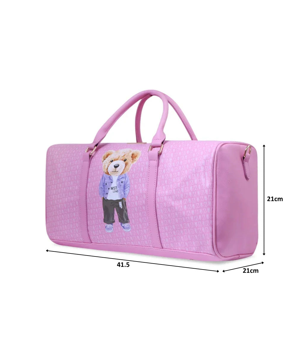 Hamster London Ted H Limited Edition PU Duffle Light Pink