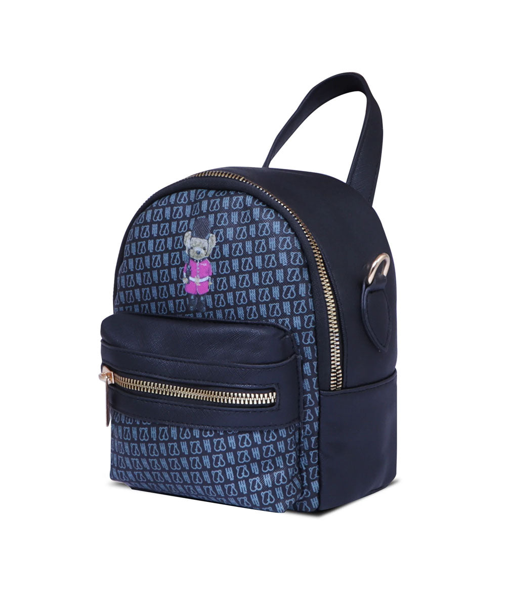Hamster London Ted H Limited Edition Mini Satchel Bag Black