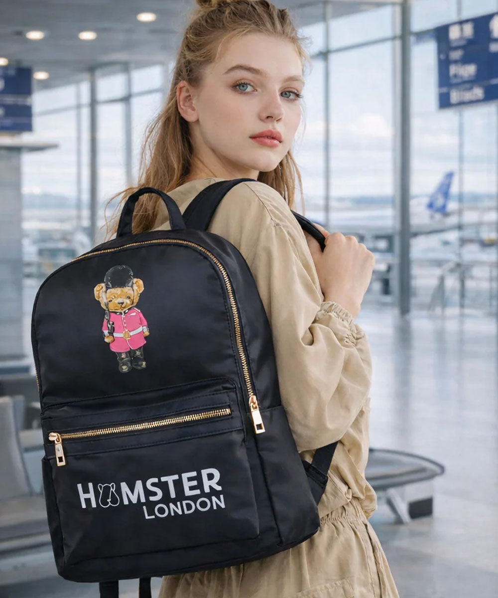 Hamster London Ted H Limited Edition Backpack Black