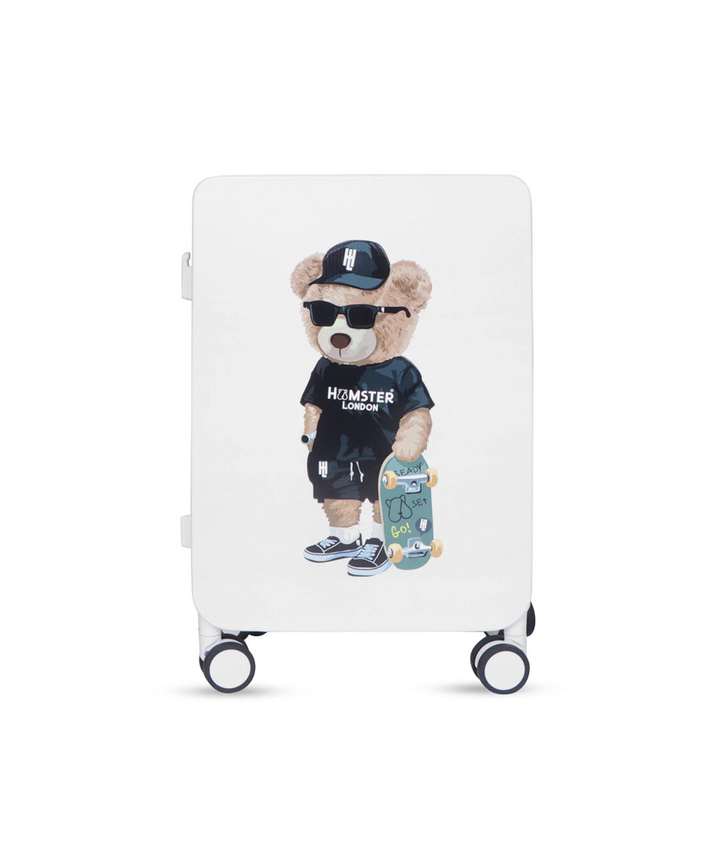 Hamster London Ted H Luggage Combo White – 20in + 14in