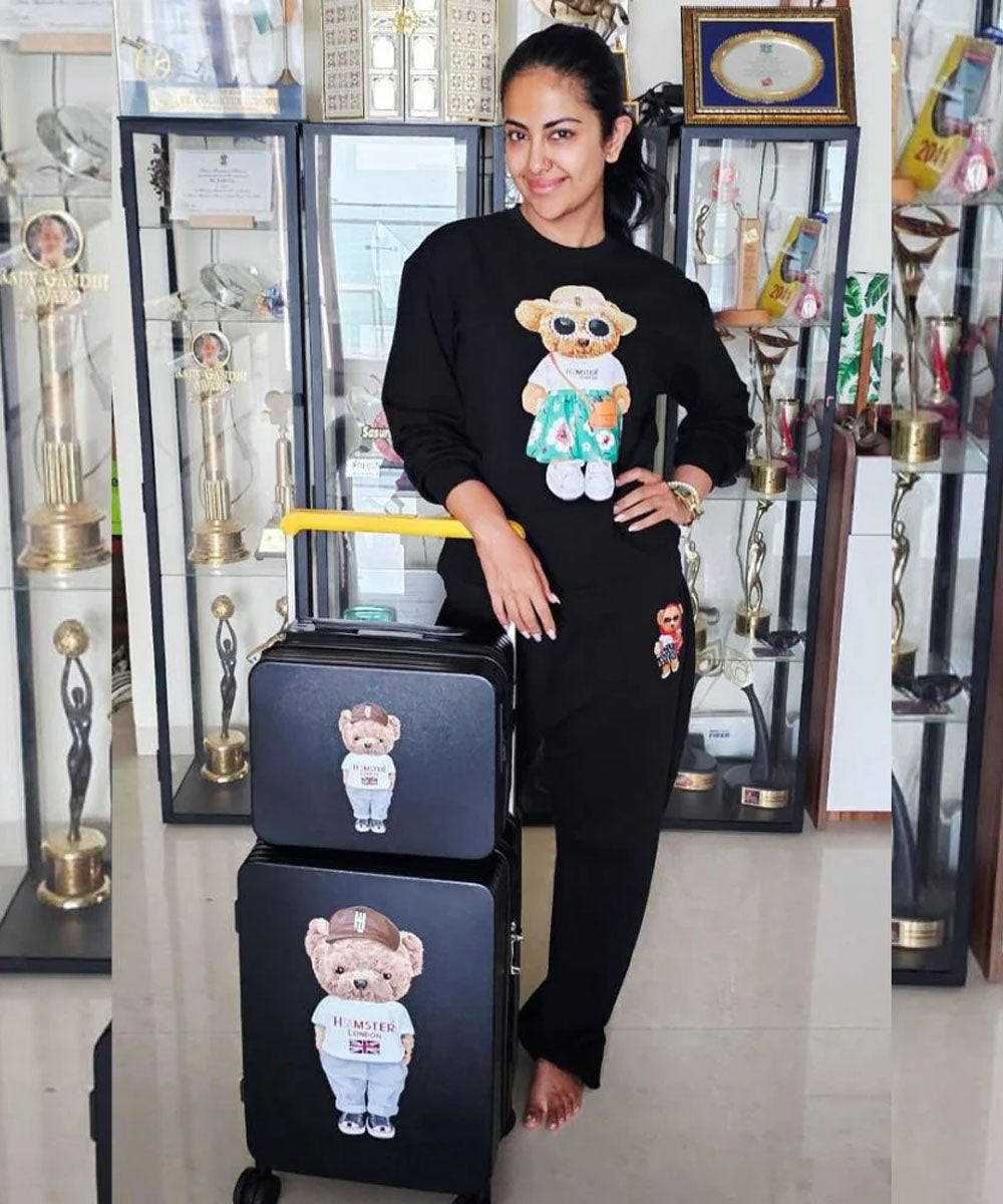 Hamster London Ted H Luggage Combo Black – 20in + 14in