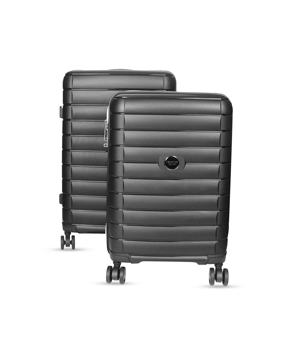 Hamster London Zero Weight Luggage Black – Combo Set (24in + 20in)