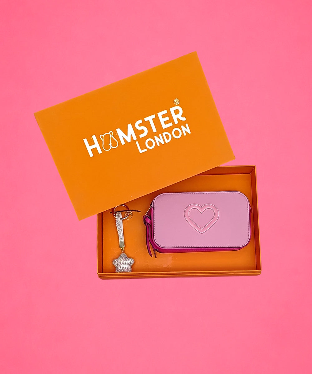 Hamster London Pink Twist Sling & Charm Gift Box Set