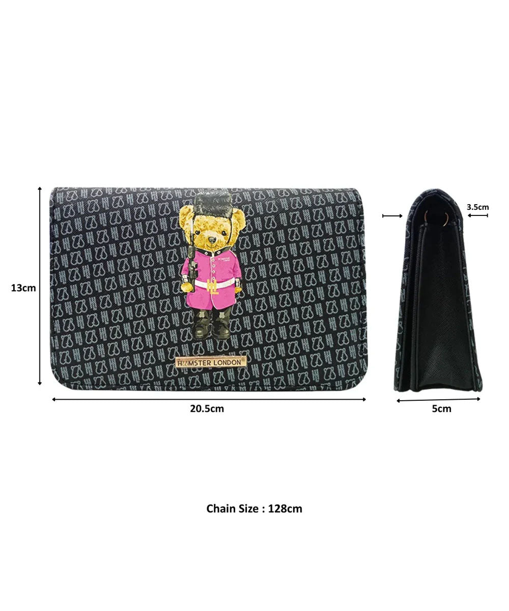 Hamster London Ted H Limited Edition Party Sling Black