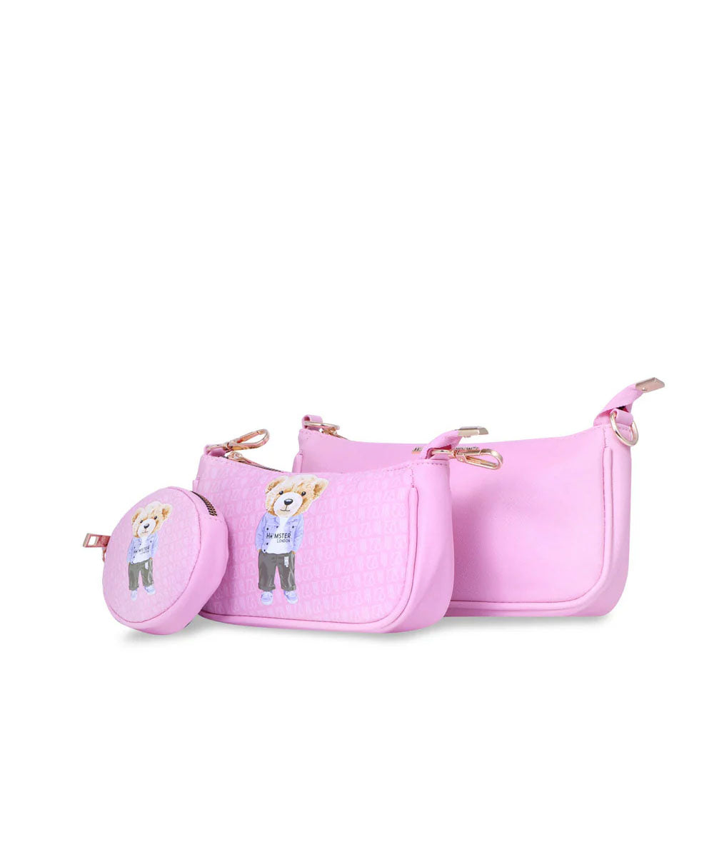 Hamster London Ted H Limited Edition Pouchette Sling Light Pink