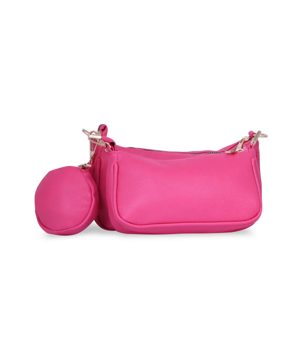 Hamster London Ted H Limited Edition Pouchette Sling Hot Pink