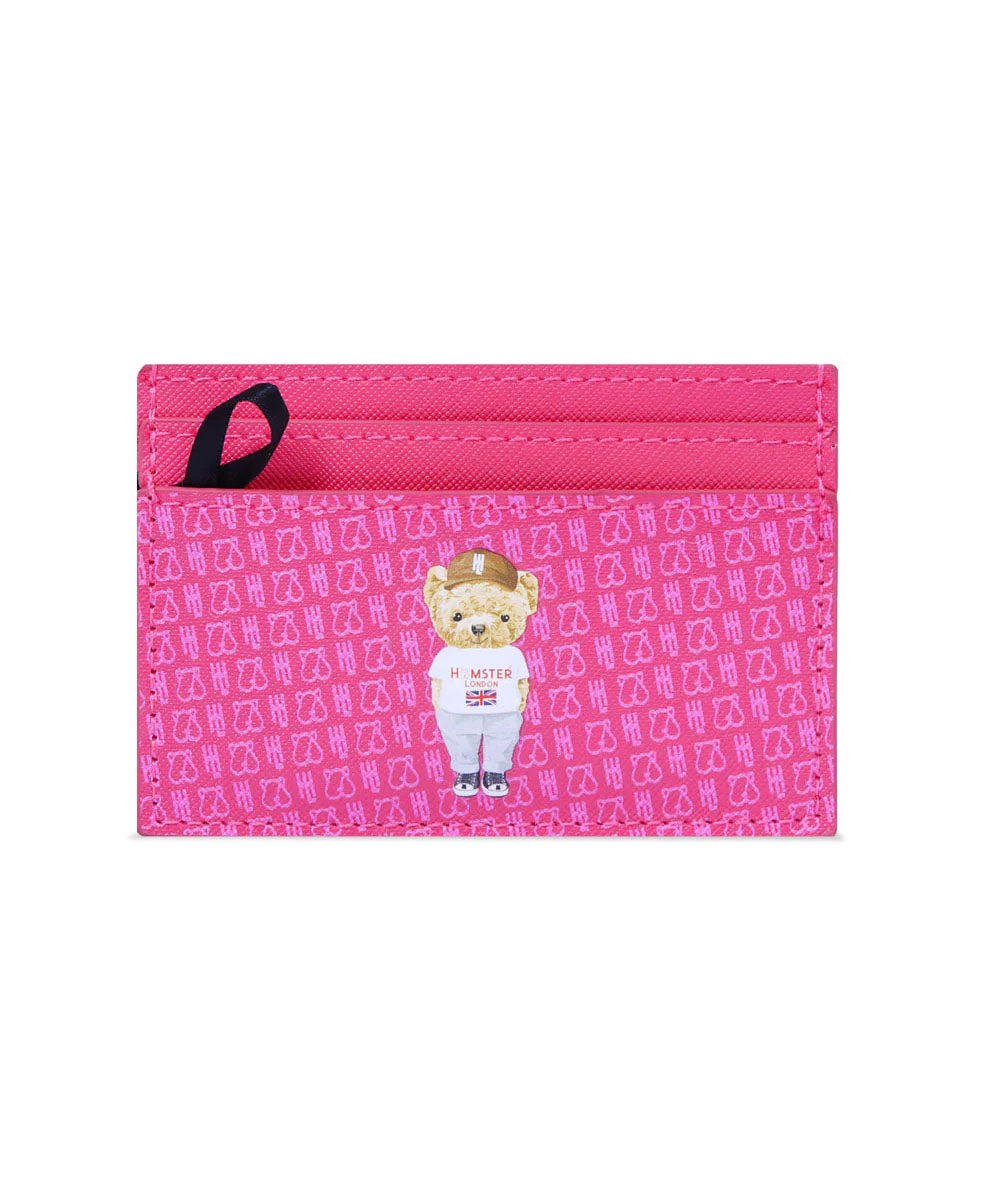 Hamster London Ted H Limited Edition Card Holder Hot Pink