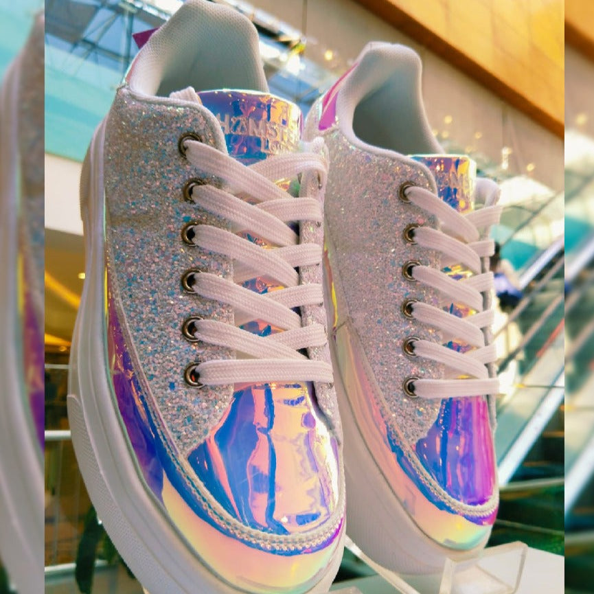 Hamster London Mousehole Bling Party Sneakers - Main Image