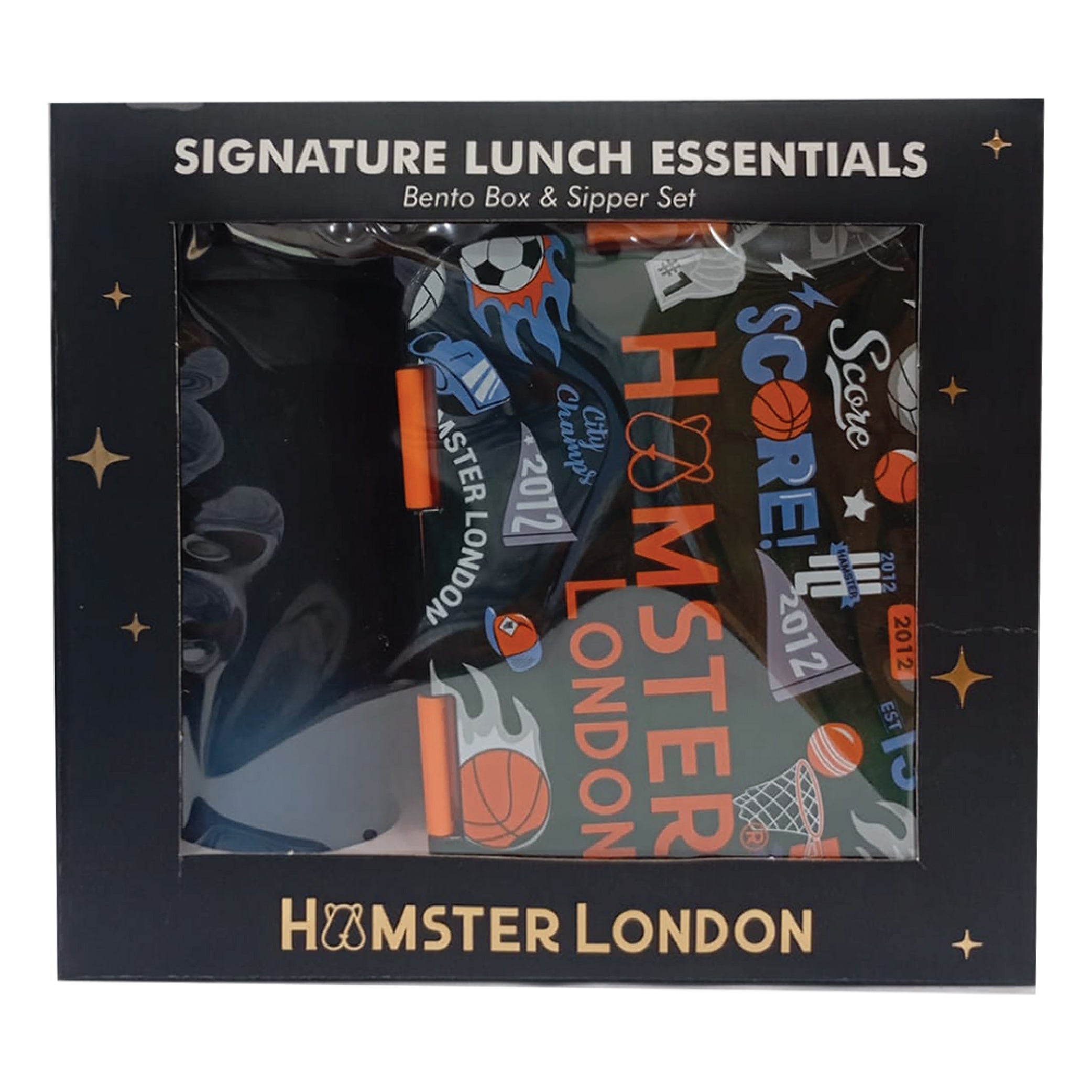 Hamster London Bento Box City Champ and Sipper Set