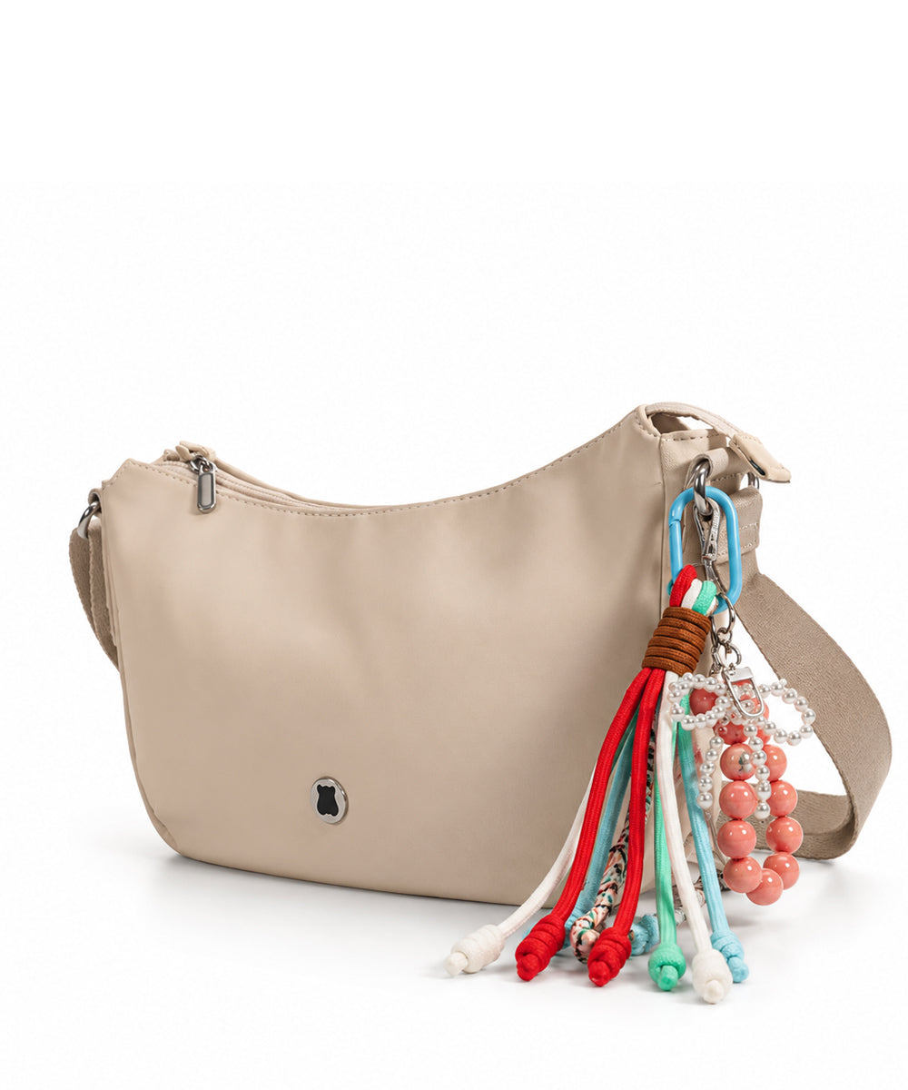 Hamster London Bubba Shoulder Bag Beige