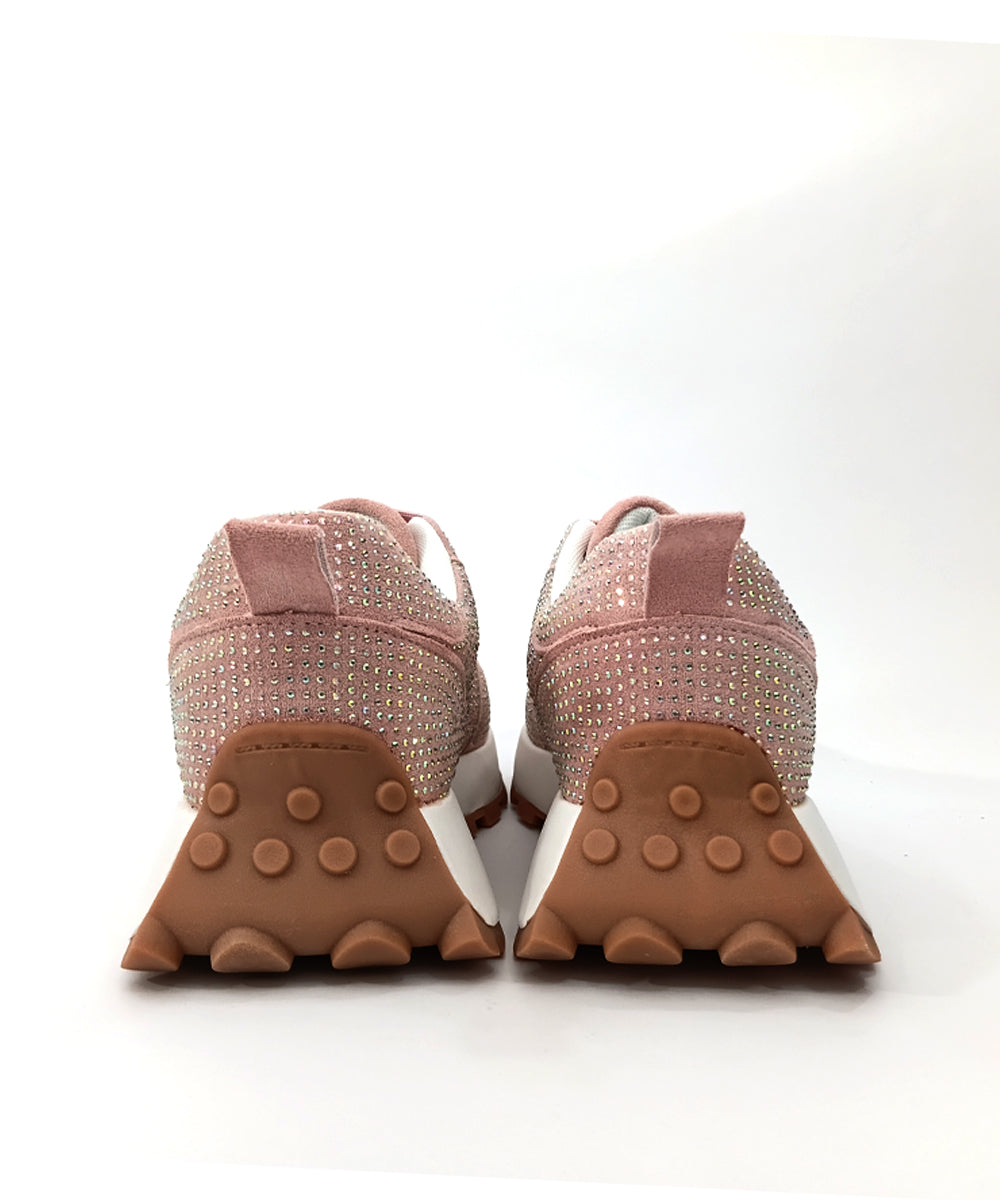Hamster London Love Stone Pink Sneakers