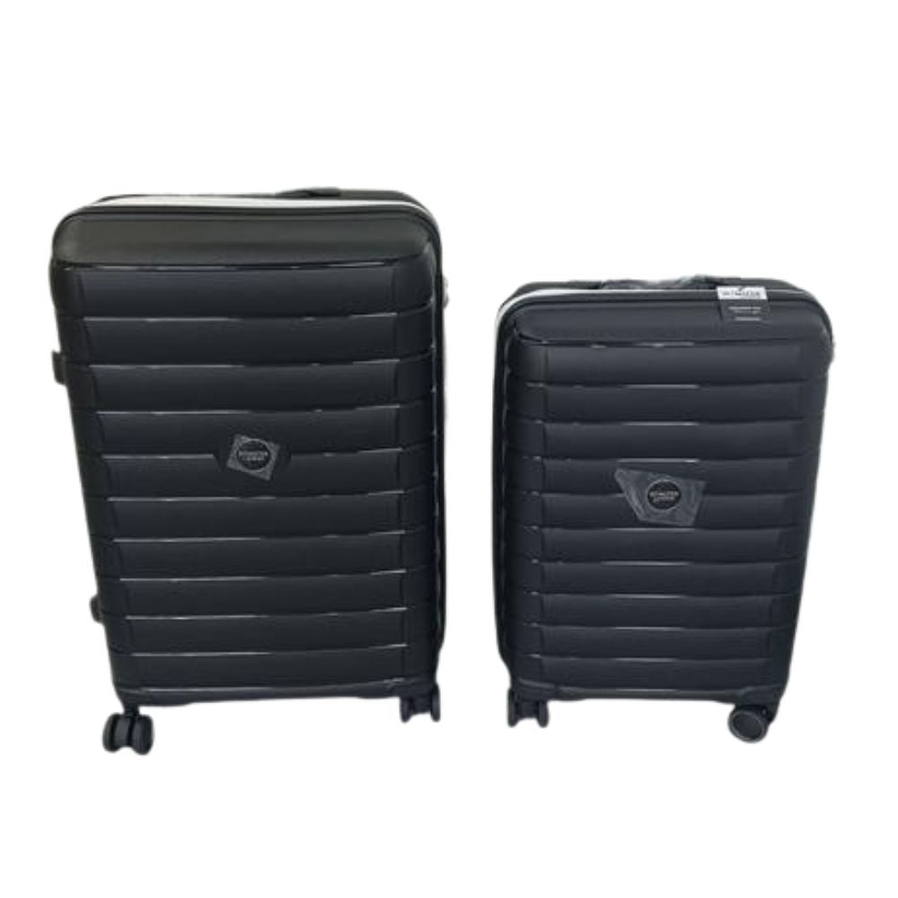 Hamster London Zero Weight Luggage Black – Combo Set (24in + 20in)