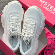 Hamster London Mousehole All White Party Sneakers