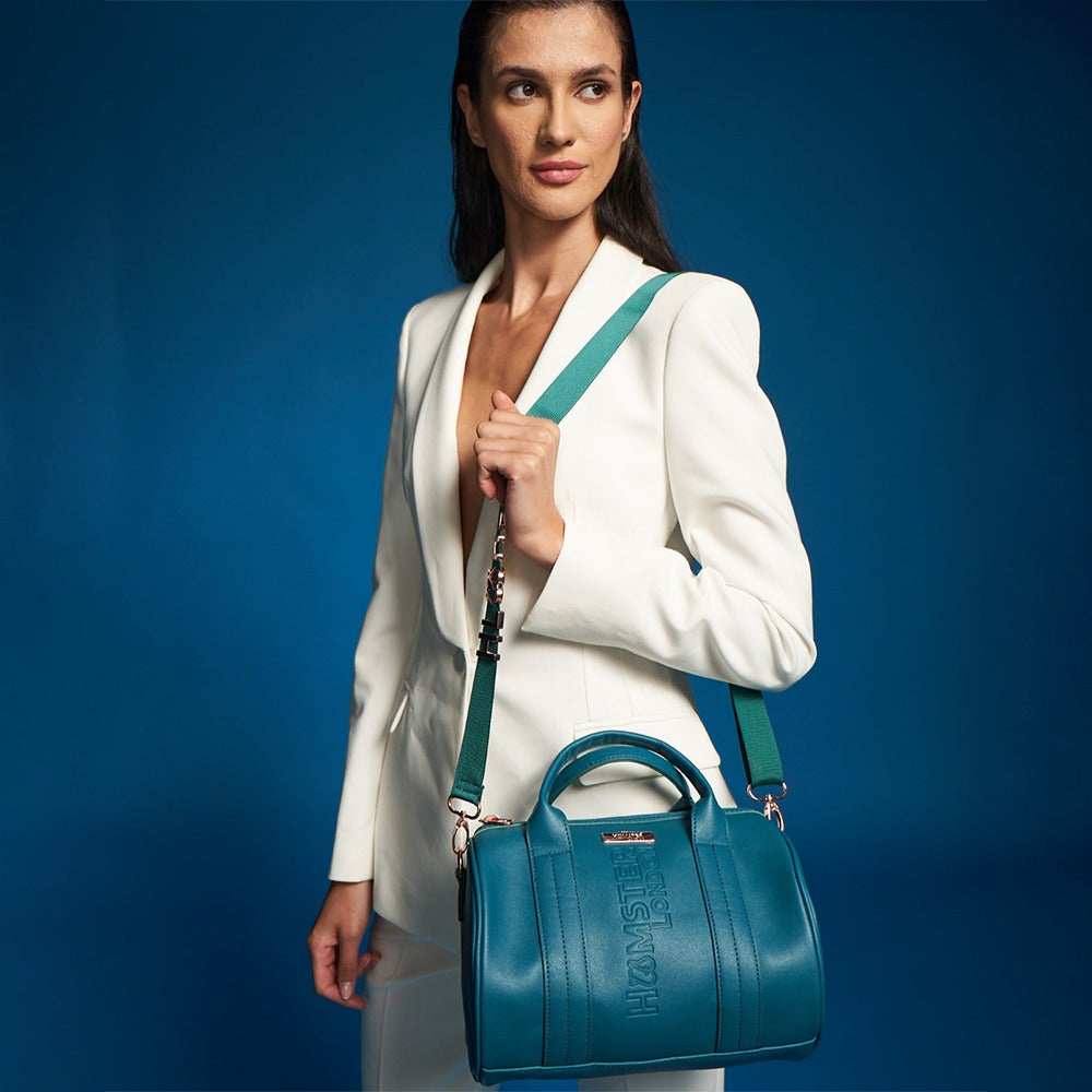 Hamster London Melissa Voyager Duffle Bag Teal