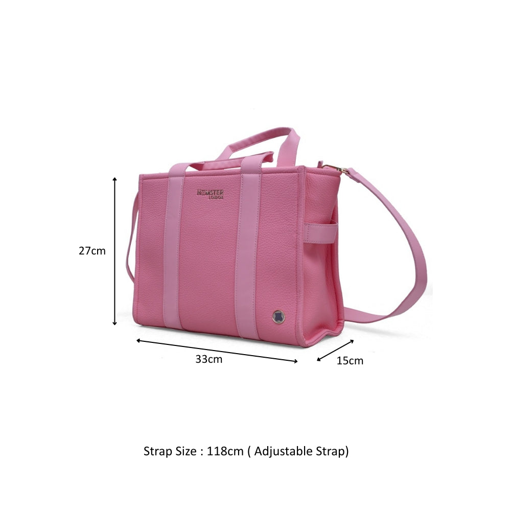 Hamster London Roma Tote Bag Pink