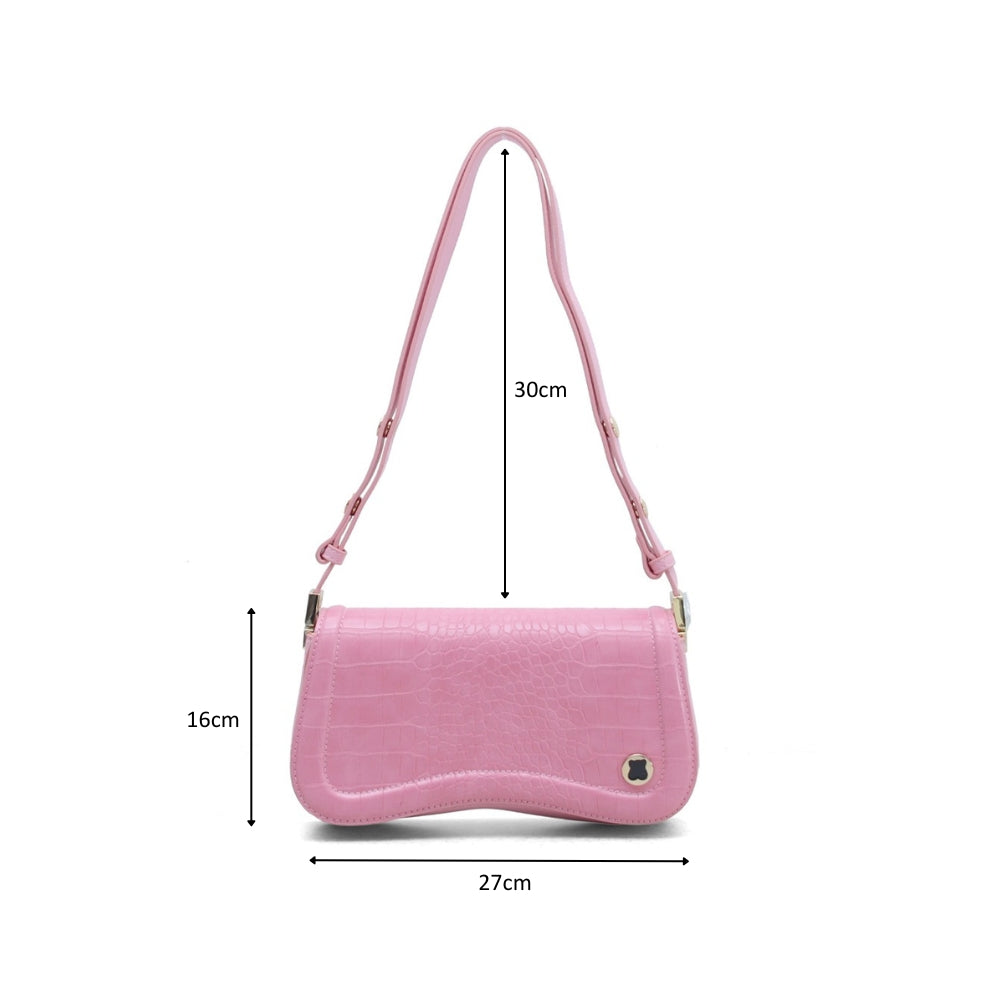 Hamster London Roma Shoulder Bag Pink