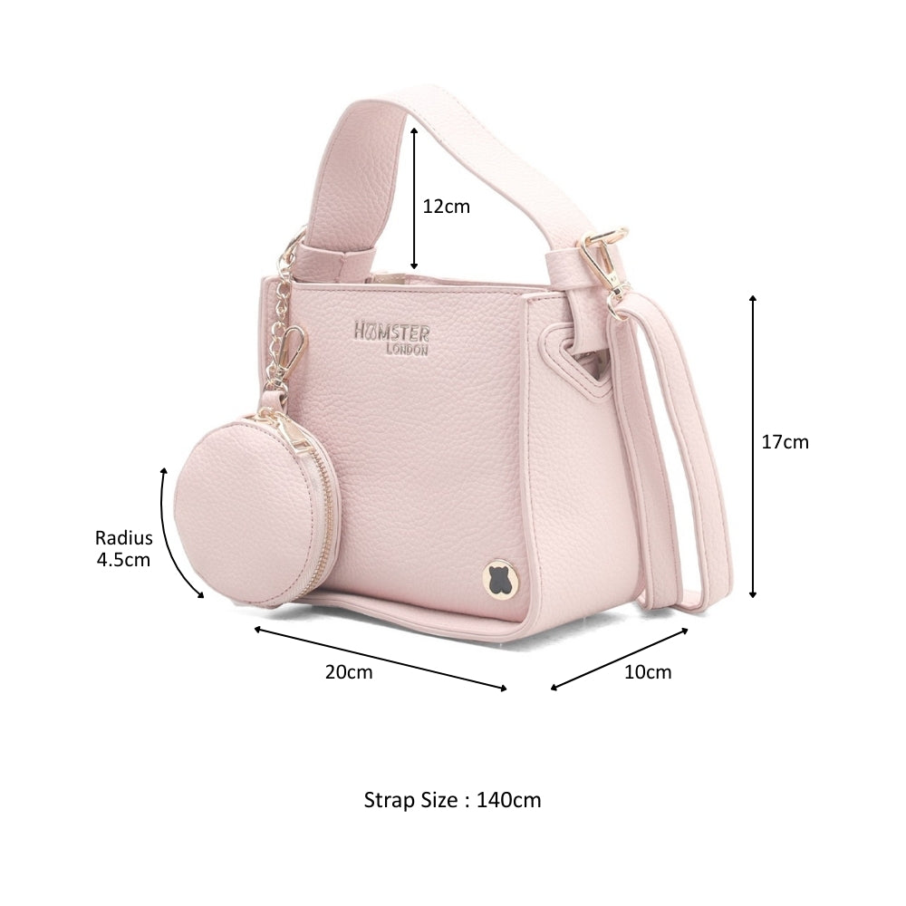 Hamster London Roma Top Handle Mini Light Pink