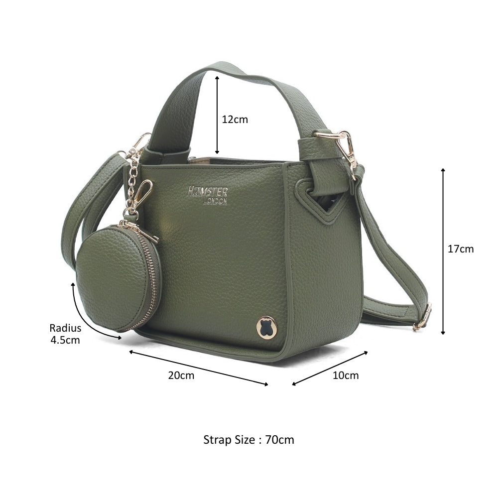 Hamster London Roma Top Handle Mini Olive